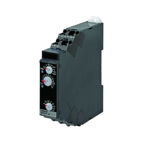 Omron H3DT-N1 24-240VAC/DC H3DTN1ACDC24240 OMRON 17.5 mm DIN Standard 1xSPDT 24-240 Vdc/Vac, Push-in+