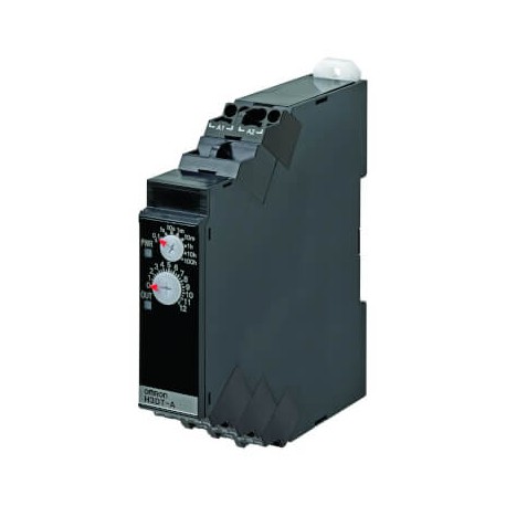 Omron H3DT-A1 24-240VAC/DC H3DTA1ACDC24240 OMRON 17.5 mm DIN-Delay ON 1xSPDT 24-240 Vdc/Vac, Push-in+