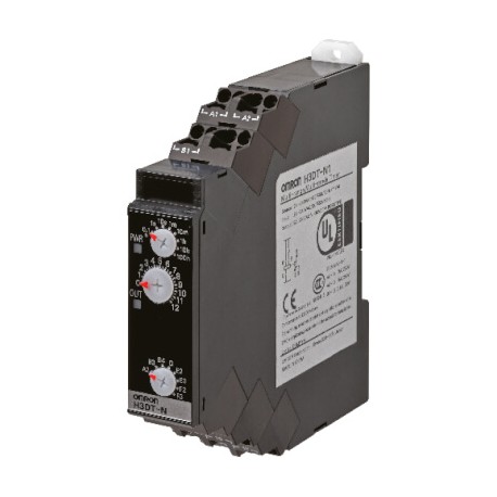 Omron H3DT-HCL 100-120VAC H3DTHCLAC100120V OMRON 17.5 mm DIN-Delay OFF 1s-120s 100-120 Vac Push-in+