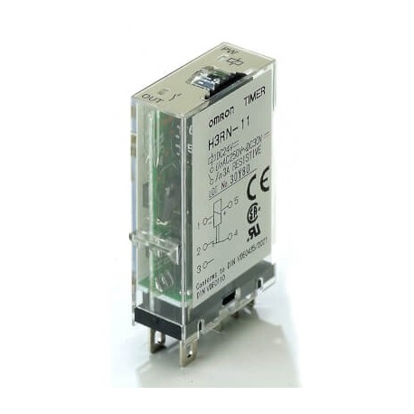 OMRON H3RN-1 24VDC H3RN-1 24VDC H3RN1002M H3RN124DC OMRON 16mm SPDT 0.1 s-10min 24vdc