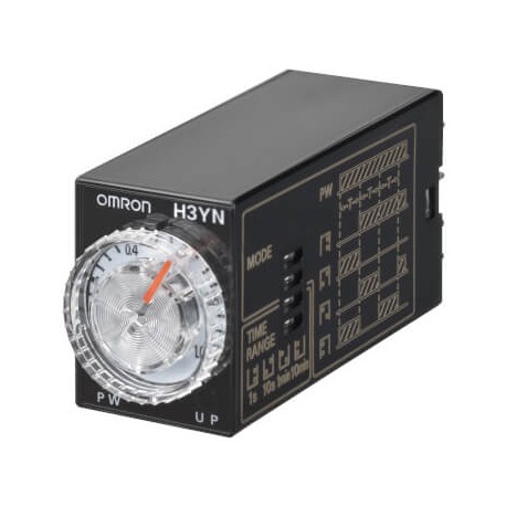 Omron H3YN-4-B AC200-230 H3YN4BAC200230 OMRON 4PDT 0.1 s-10m 3A 200/230 Vac Coil up