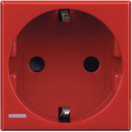 Bticino H4141R BTCINO AX-2P+T 16A/230V 2M RED