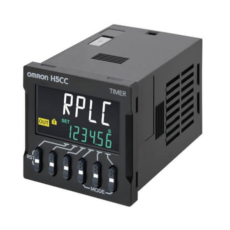 Omron H5CC-L8E H5CCL8E OMRON Timer, plug-in, 8-pin, DIN 48x48 mm, economy type, No inputs, Contact outpu..