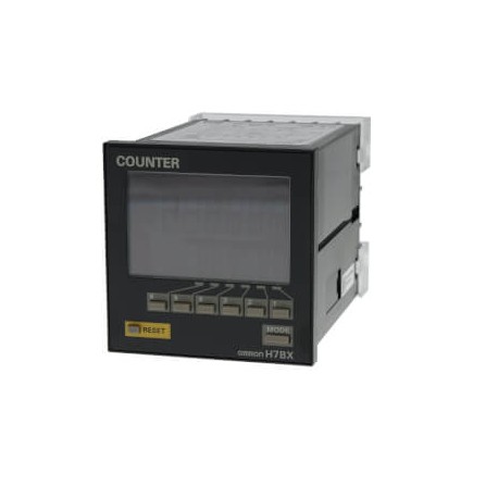 Omron H7BX-AW H7BXAW OMRON 72x72 SPST 2-Stage 6 dig. Salt. Trans 100 to 240 VA
