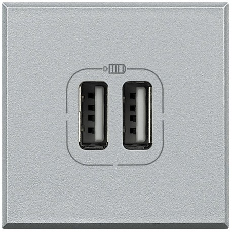 BTICINO HC4285C2 HC4285C2 BTCINO AX-BASE USBA+2.4 A/5V 2M TECH