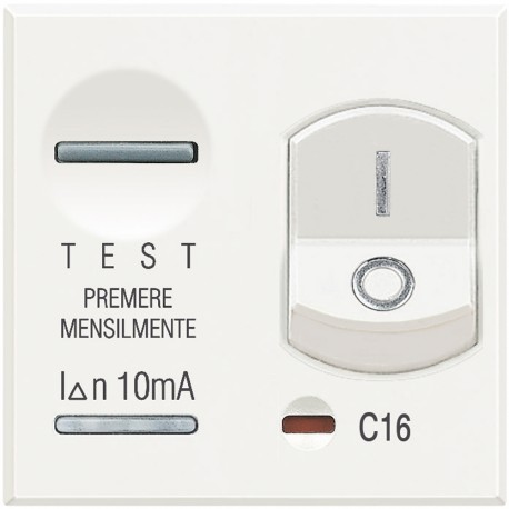 BTICINO HD4305A16 HD4305A16 BTCINO AX-M+DIF 1P+N 16A 10MA 2M WHITE