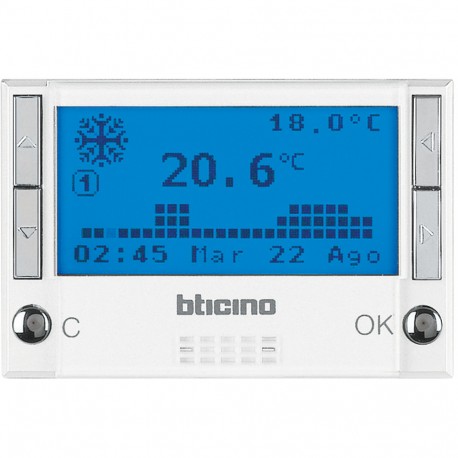 Bticino HD4451 BTCINO AX-CRONOTERMO 2X1,5V 3M WHITE