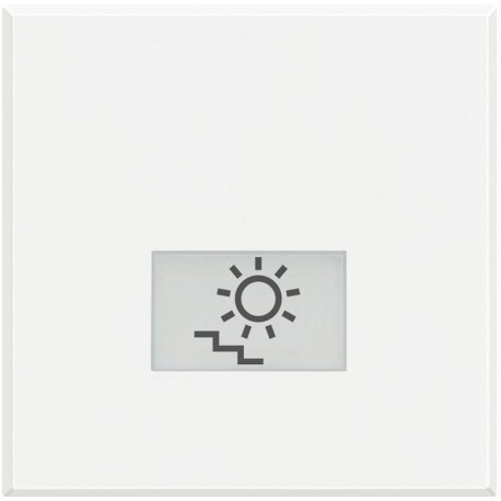 BTICINO HD4921M2LB HD4921M2LB BTCINO AX-KEY ILUM LIGHT ESC 2M WHITE