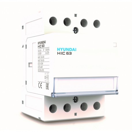 Hyundai HIC25-40NSX230 Contactor modular 25A 4NO+0NC 230V AC