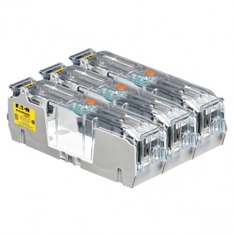 EATON - MOELLER HM60200-3CR HM60200-3CR EATON ELECTRIC Fuse-holder, low voltage, 60 A, AC 600 V, DC 600 V, UL Class J, 120 x 83 x 125 mm..