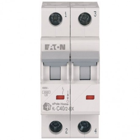 Eaton-moeller HN-C40/2 194875 Y7-194875 EATON ELECTRIC Miniature Circuit breaker 2-pole C-char 40-A