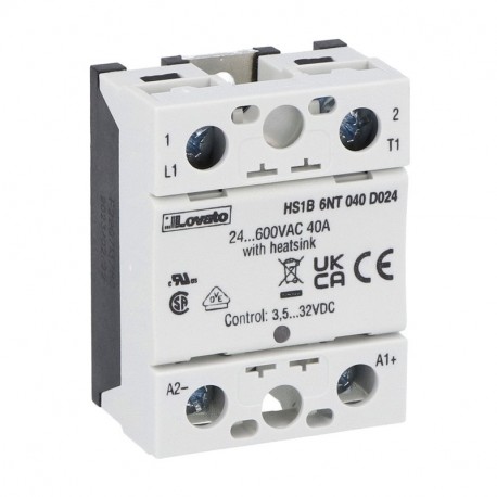 LOVATO ELECTRIC HS1B5NV040E230 HS1B5NV040E230 LOVATO SOLID STATE RELAY 1P 40A