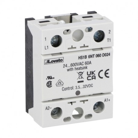 LOVATO ELECTRIC HS1B6NT090D024 HS1B6NT090D024 LOVATO SOLID STATE RELAY 1P 90A