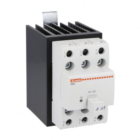 LOVATO ELECTRIC HS3C6HV025A230 HS3C6HV025A230 LOVATO SOLID STATE RELAY 3P 25A WITH HEAT SINK