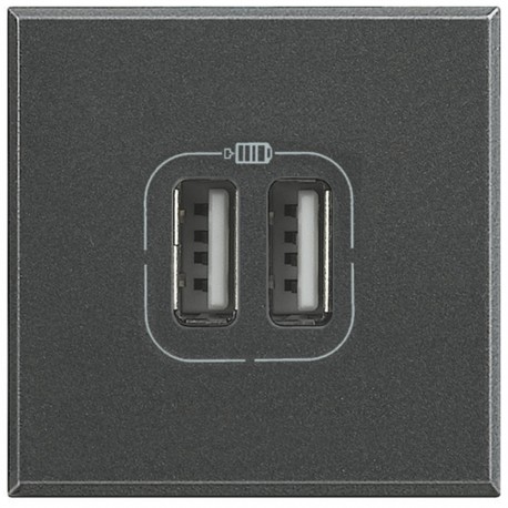 BTICINO HS4285C2 HS4285C2 BTCINO AX-BASE USBA+2.4 A/5V 2M ANTR