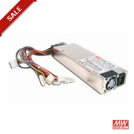 Meanwell IPC-200 AC-DC Industrial 1U ATX 12V/P4 PC power supply, Output 3.3Vdc at 15A +5Vdc at 25A +12Vdc at..