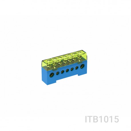 TEKNOMEGA ITB 80-11-B ITB 80-11-B ITB1020 TEKNOMEGA UNIPOLAR TERMINAL BLOCK 80 A 11 OUTPUTS BLUE