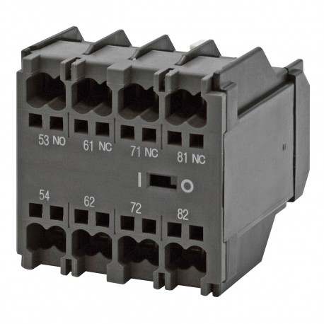 Omron J73KC-AM-40 J73KCAM40 OMRON Auxiliary Contact Module for Motor Contactor, Push-In and Plus Termina..
