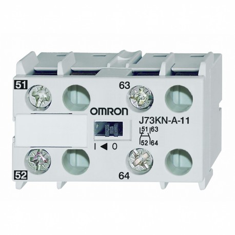 Omron J73KN-A-11 J73KNA11 OMRON Front auxiliary (J7KNA-AR) 1NO+1NC