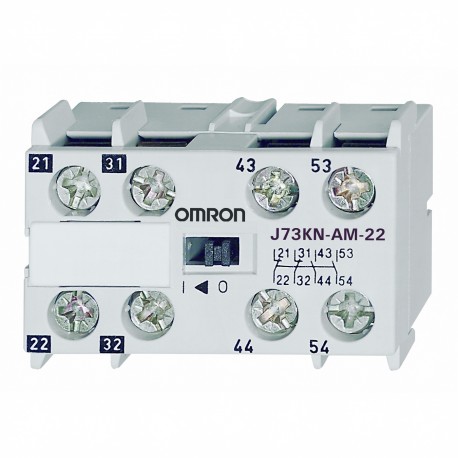 OMRON J73KN-AM-22 J73KN-AM-22 J73K9006C J73KNAM22 OMRON Front auxiliary (J7KNA-09..12) 2NA+2NC
