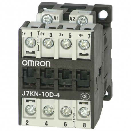 Omron J7KN-10D-4 110 J7KN10D4110 OMRON Contactor, 4-pole, 25 A AC1 (up to 690 VAC), 110 VAC