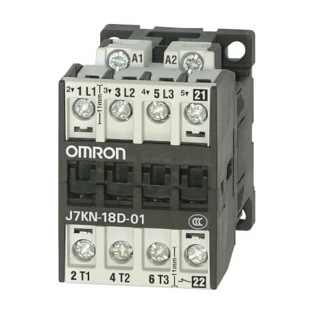 OMRON J7KN-18D-01 230 J7KN-18D-01 230 J7KN9720C J7KN18D01230 OMRON 7.5 KW / 18A / AC3 1NC