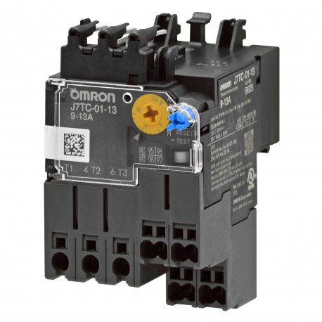 OMRON J7TC-01-1E6 J7TC-01-1E6 J7TC5010D J7TC011E6 OMRON Thermal Overload Relay, Push-In Plus Terminals, Current setting range ..