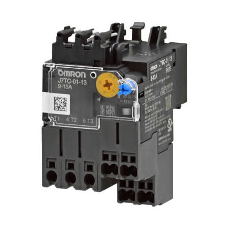 Omron J7TC-01-9 J7TC019 OMRON Thermal Overload Relay, Push-In Plus Terminals, Current setting range ther..