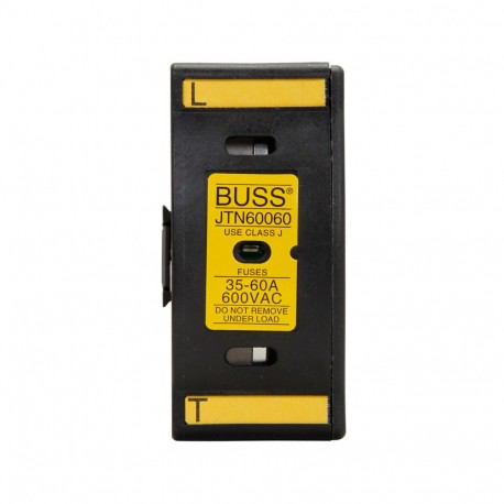 Eaton-moeller J' 60A TOUCHSAFE HOLDER EATON ELECTRIC Base fuse, BT, 60 A, AC 600 V, 1P, UL, Neon