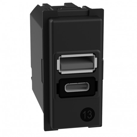 BTICINO K4191AC K4191AC BTCINO LN-BASE USBA+C 3A/5V 1M