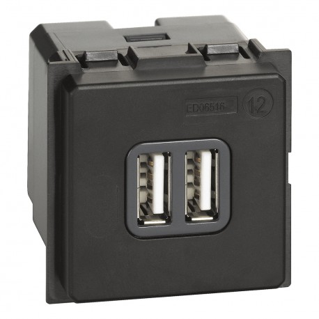 BTICINO K4285C2 K4285C2 BTCINO LN-BASE USBA+A 3.0A/5V 2M