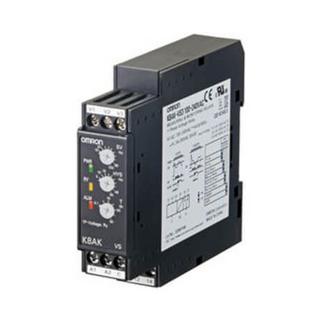 OMRON K8AK-VS3 100-240VAC K8AK-VS3 100-240VAC K8AK0015A K8AKVS3100240VAC OMRON Single-phase Voltage Max or Min 200-600VAC/DC 100-240VA..