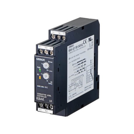 OMRON K8AK-LS1 100-240VAC K8AK-LS1 100-240VAC K8AK0028C K8AKLS1100240VAC OMRON Level relay 10K TO 100K 100-240VAC