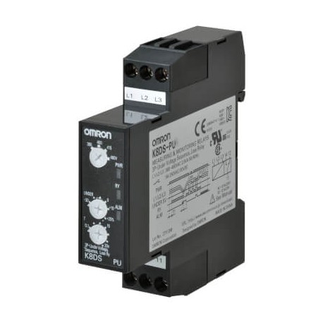 OMRON K8DS-PU2 K8DS-PU2 K8DS0003R K8DSPU2 OMRON Three-phase voltage minimum+Sequence +Per phase, 380-480AC 17.5 mm