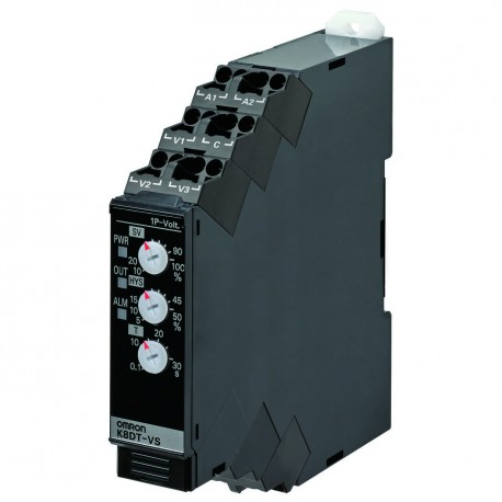 Omron K8DT-VS3CA K8DTVS3CA OMRON Single-phase Voltage Max or Min 20-600VAC/DC 100-240VAC 1 SPDT 17.5 mm ..