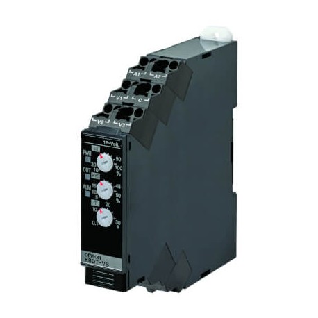 Omron K8DT-VS2CD K8DTVS2CD OMRON Single-phase Voltage Max or Min 1-150VAC/DC 24V AC/DC 1 SPDT 17.5 mm Pu..