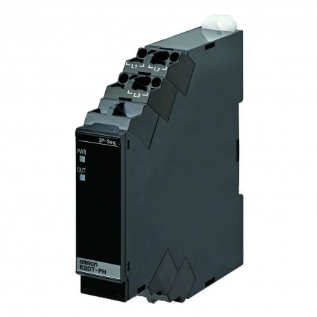Omron K8DT-PH1CN K8DTPH1CN OMRON Three-phase sequence+Loss phase SPDT 200-480 VAC 17.5 mm Push-in+