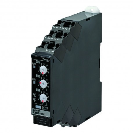 Omron K8DT-TH1TD K8DTTH1TD OMRON Relay monitoring Temperature-0-999ºC/F 24V AC/DC transistor 17.5 mm Pus..