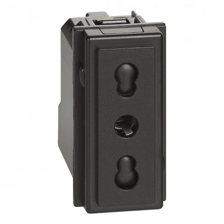 BTICINO KG4180 KG4180 BTCINO LN-BASE IT 2P+T 16A 1M DARK