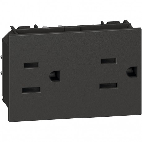 BTICINO KG4188 KG4188 BTCINO LN-BASE AME 2X2P+T 15A 3M DARK