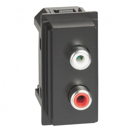 BTICINO KG4269R KG4269R BTCINO LN-BASE AUDIO RCAx2 1M DARK
