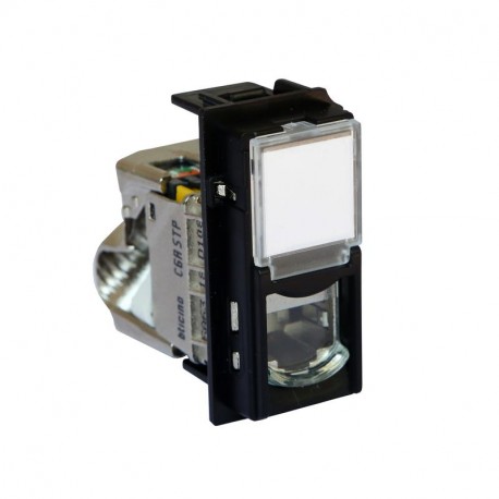 Bticino KG4279C6AS BTCINO LN-BASE RJ45 CAT6A STP 1M DARK