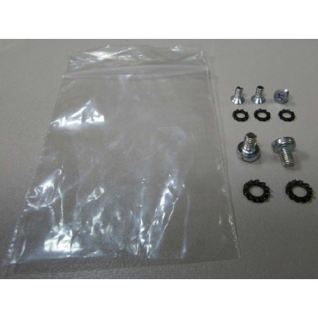 Meanwell KIT TORNILLOS Screws kit to mount on DIN-rail the brackets DRL-01, DRL-02, DRL-03 or DRL-03A along ..