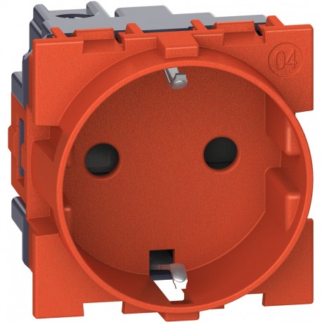 BTICINO KR4141 KR4141 BTCINO LN-BASE 2P+T 16A/230V 2M RED
