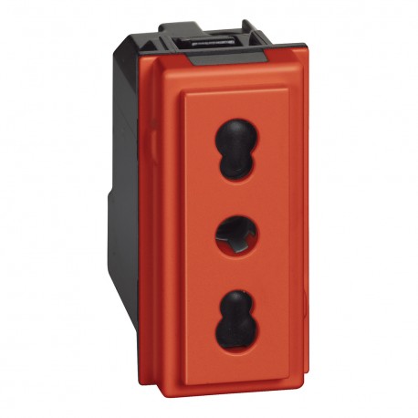 BTICINO KR4180 KR4180 BTCINO LN-BASE IT 2P+T 16A 1M RED