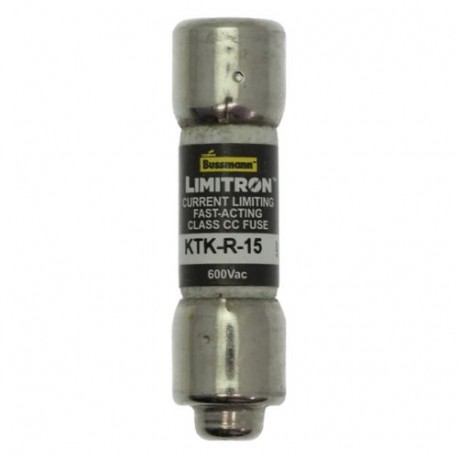 Eaton-moeller CLASS CC FAST ACTING FUSE KTK-R-15 EATON ELECTRIC Fuse-link, LV, 0.125 A, AC 600 V, 10 x 38 mm, CC, UL, fast acting, rejection-type