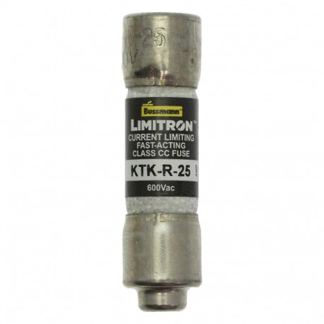 Eaton-moeller CLASS CC FAST ACTING FUSE KTK-R-25 EATON ELECTRIC Fuse-link, LV, 1.5 A, AC 600 V, 10 x 38 mm, CC, UL, fast a..
