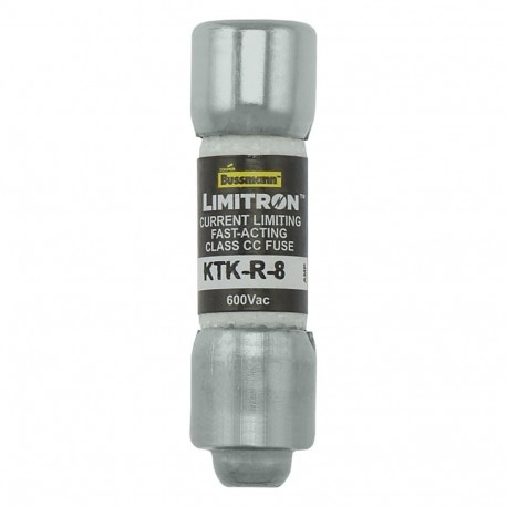 Eaton-moeller CLASS CC FAST ACTING FUSE KTK-R-8 EATON ELECTRIC Fuse-link, LV, 0.125 A, AC 600 V, 10 x 38 mm, CC, UL, fast acting, rejection-type