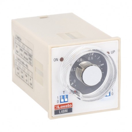 Lovato-electric 31L48MH240 LOVATO TIME RELAY, MULTIFUNCTION, MULTIVOLTAGE AND MULTISCALE, PLUG-IN AND FLUSH MOUNT V..