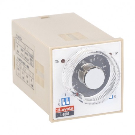 Lovato-electric 31L48MM240 LOVATO TIME RELAY, MULTIFUNCTION, MULTIVOLTAGE AND MULTISCALE, PLUG-IN AND FLUSH MOUNT V..